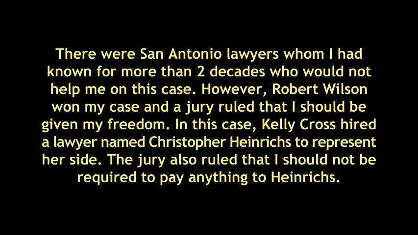 Bexar County Probate Court, Jefferson Bank, Kelly Cross, Chris Heinrichs