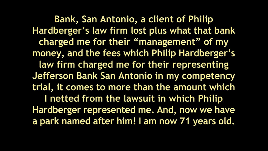 Jefferson Bank, Bexar County Probate Court, Kelly Cross, Chris Heinrichs, Robert Litoff, Judge Kelly Cross, Jefferson Bank San Antonio TX